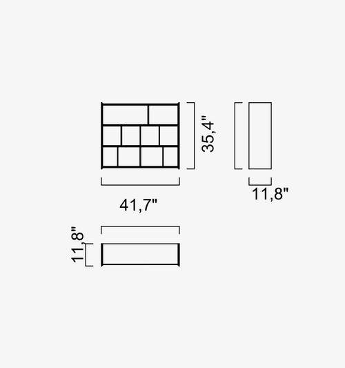 Mueble de TV y pared Gama