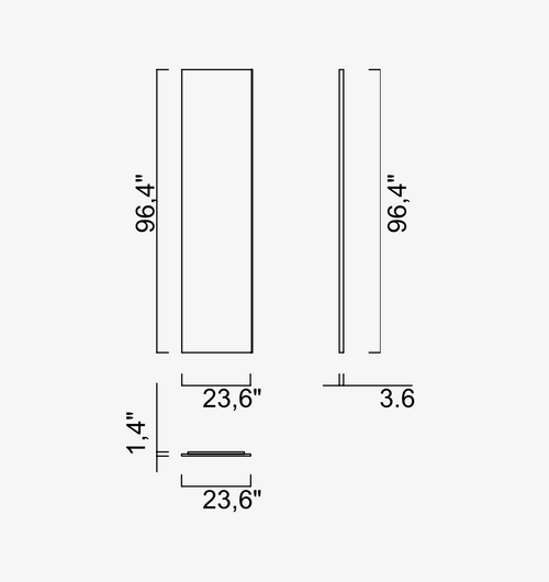 Mueble de TV y pared Gama