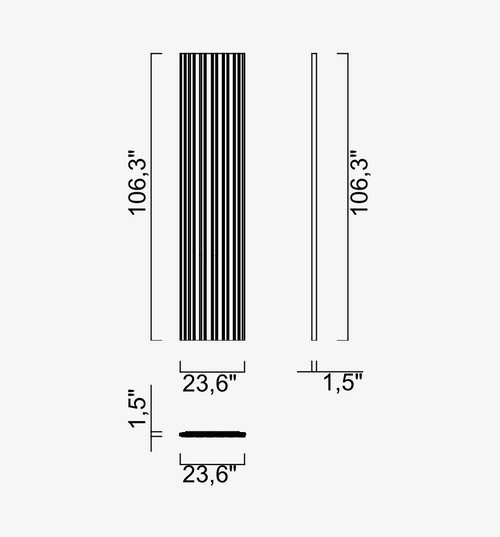 Mueble de TV y pared Gama