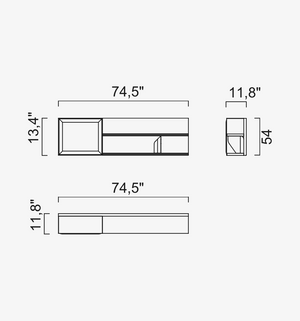 Madlen Tv&Wall Unit