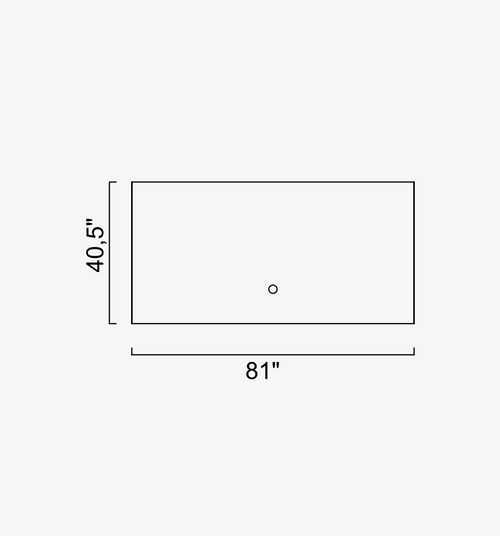 Mueble de TV y pared Hiro