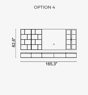 Infinity Tv&Wall Unit (Ceramic)