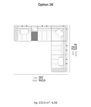 Gallardo Relax Sectional