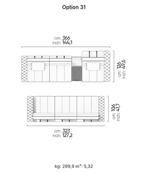 Gallardo Relax Sectional