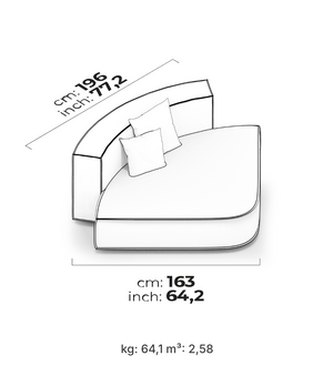 Plus Poufy Sofa