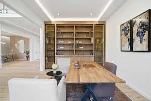 Live Edge Wooden Desk - Floor Sale