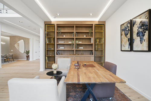 Live Edge Wooden Desk - Floor Sale
