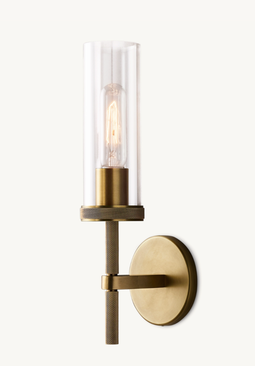 Ohio Single Sided Wall Sconce - Brass