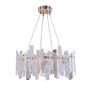 Bristol Crystal Glass Round Chandelier