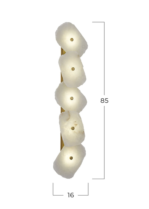 Juliet Five Marble Wall Lamp