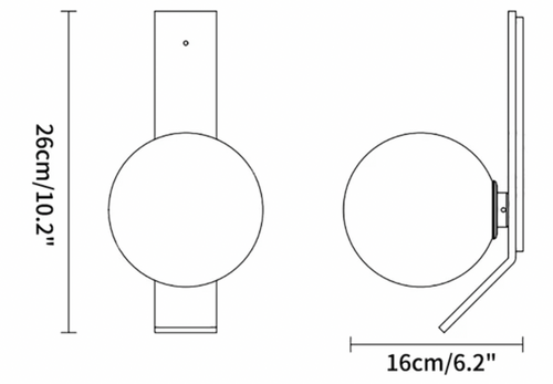Firenze Single Wall Lamp