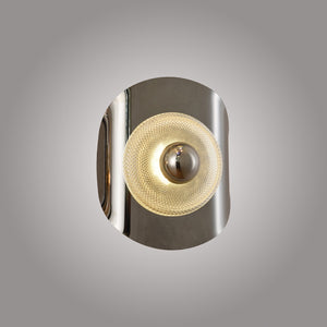 Delta Curve Wall Sconce Platinum Black