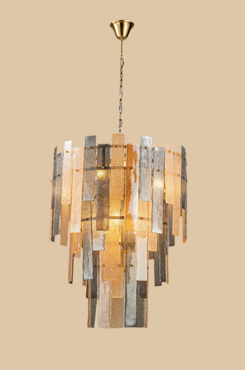 Leiden Glass Round Chandelier