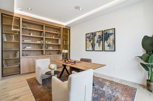 Live Edge Wooden Desk - Floor Sale