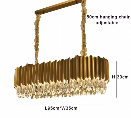 Spear 95 cm Linear Chandelier