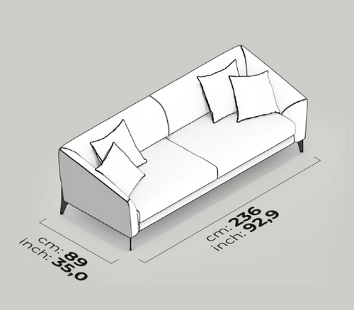 Aston Villa Sofa - Floor Sale