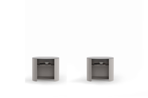 Bean Nightstands (2 Pcs) - Floor Sale