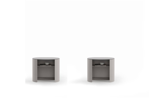 Bean Nightstands (2 Pcs) - Floor Sale