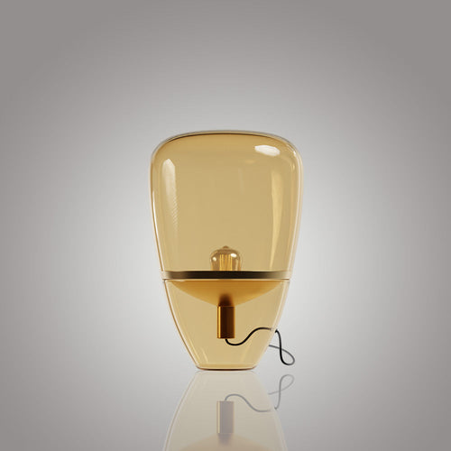 Fungi Amber Table Lamp