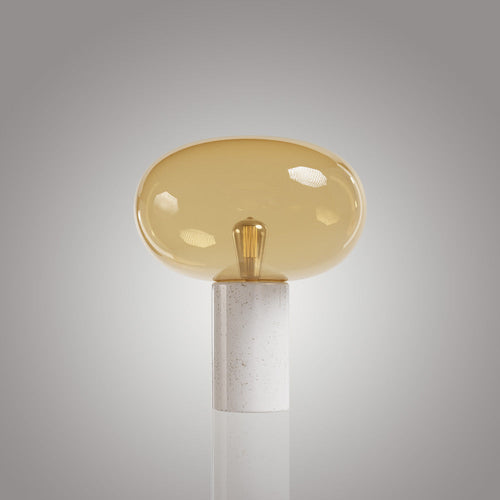 Otto White Marble Table Lamp