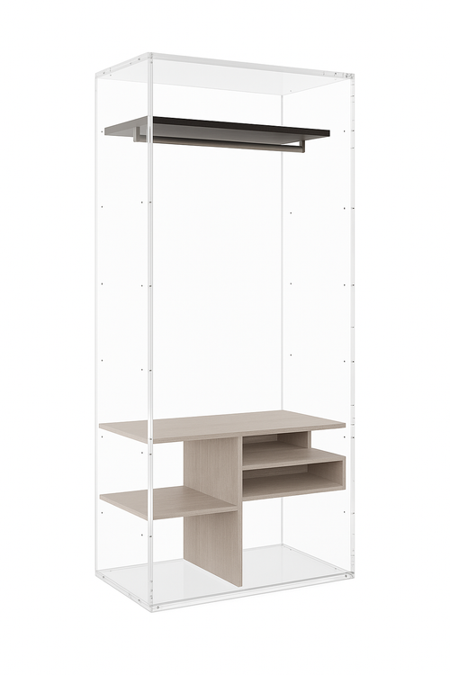 Alfa – Hanging & Divider Shelf Unit (D17)