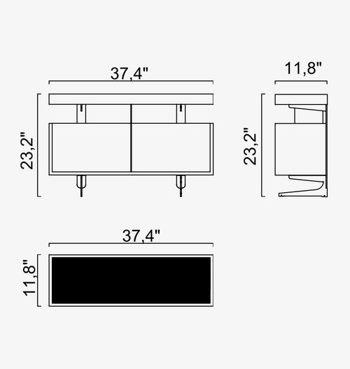 Audrey Sofa Back Table