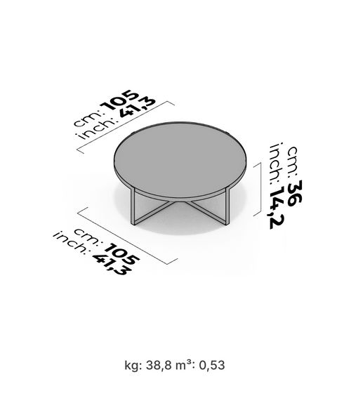 Capella Coffee Table (Glass)