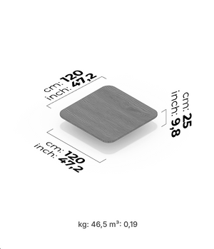 Solid Middle Coffee Table