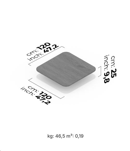 Solid Middle Coffee Table