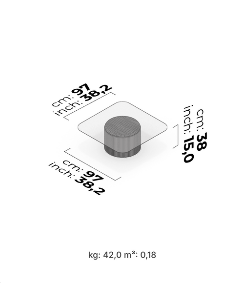 Solid Middle Coffee Table