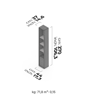 Meuble TV et mur Nova