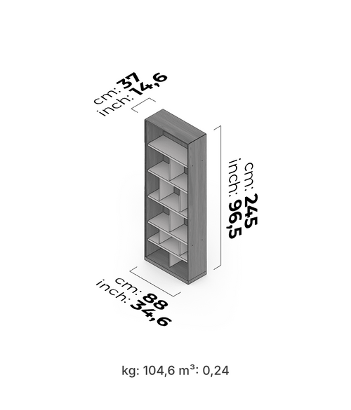 Meuble TV et mur Nova