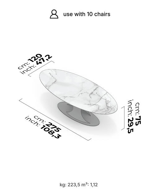 Mesa de comedor Loop