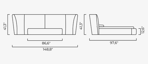 Lugano Bedstead