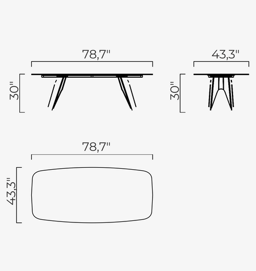 Farfalle Dining Table
