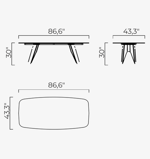Farfalle Dining Table