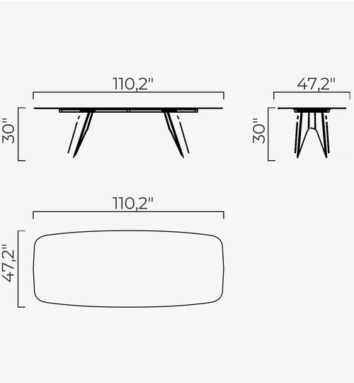 Farfalle Dining Table