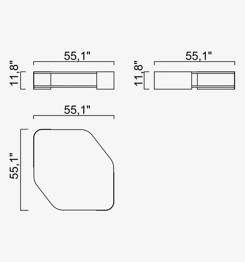 Sail Middle Coffee Table