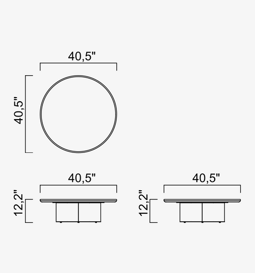 Tridente Coffee Table