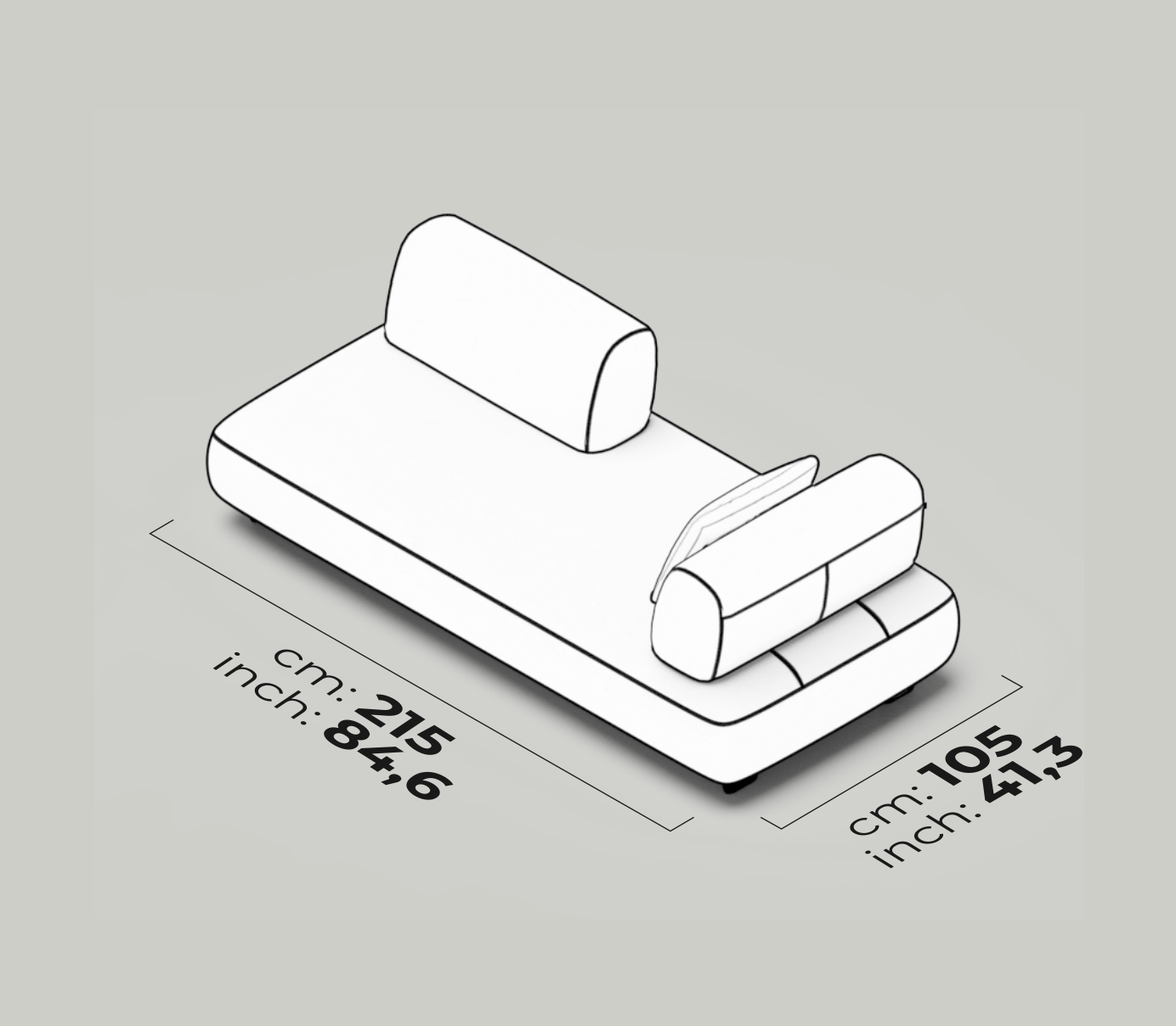 Bon Bon Linea Sofa