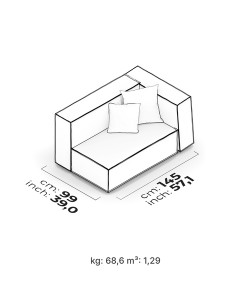 Plus Poufy Sofa