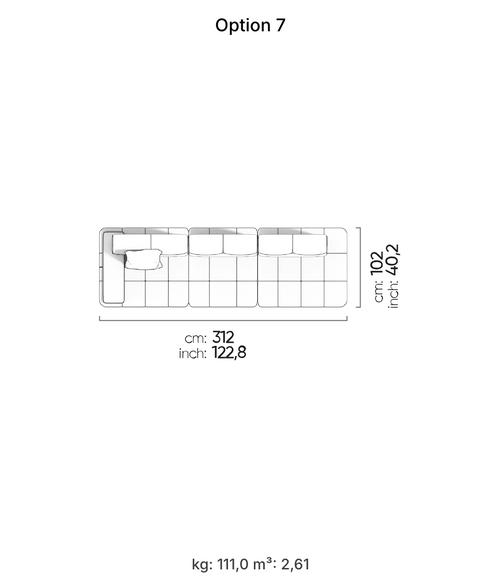 Panamera Comfort Sofa