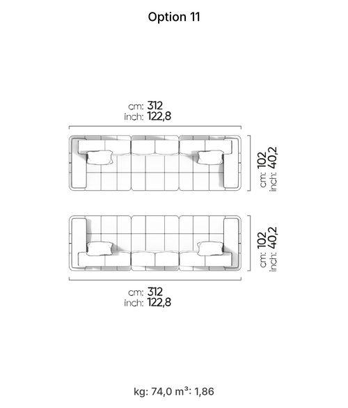 Panamera Comfort Sofa