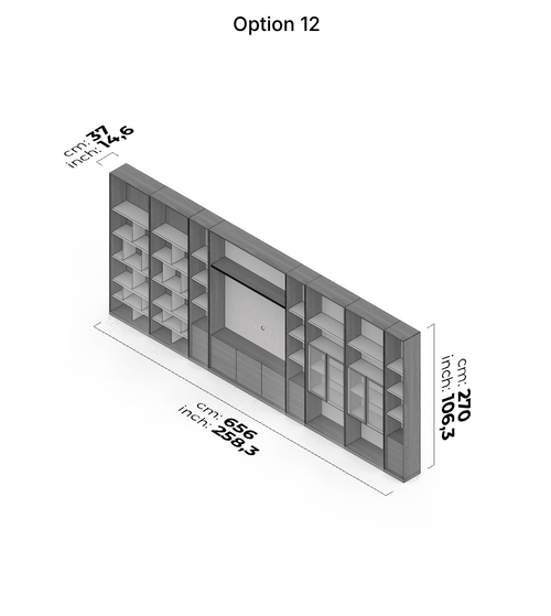 Meuble TV et mur Nova
