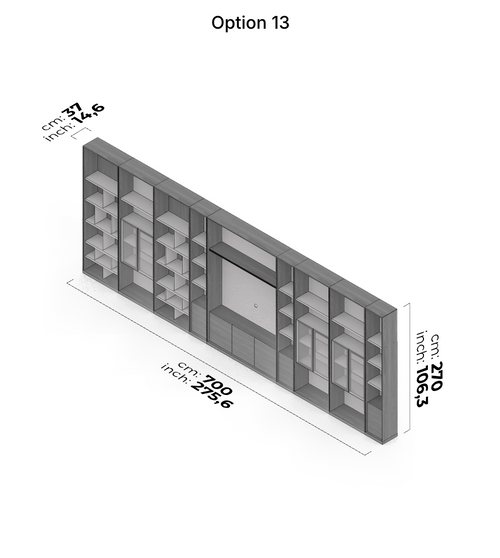 Meuble TV et mur Nova