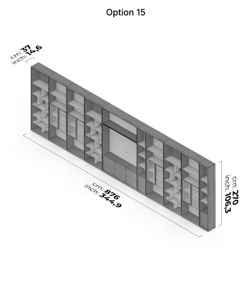 Meuble TV et mur Nova
