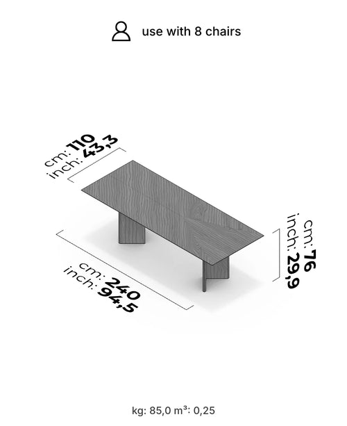 Heritage 95" Table - Floor Sale