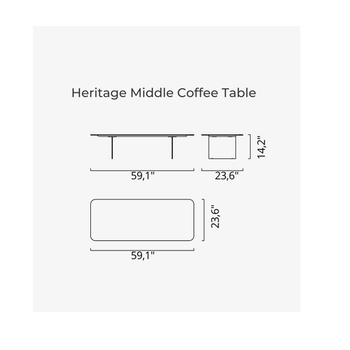 Heritage Middle Coffee Table