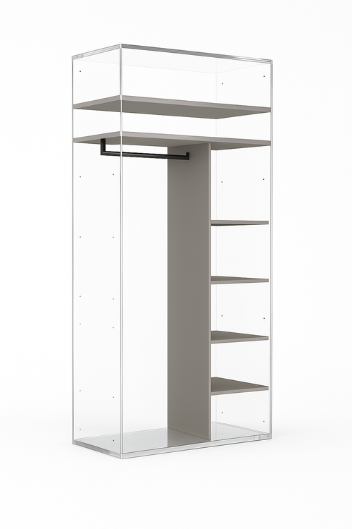 Alfa – Hanging & Side Shelf Combo Unit (D16)
