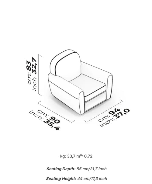 Roma Armchair- Floor Sale